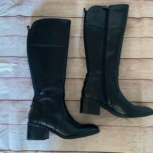 Marc Fisher Black Leather Boots